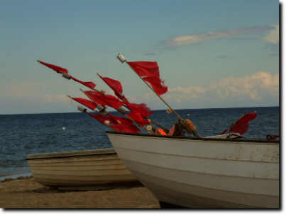 Fischerboot Strand Trassenheide